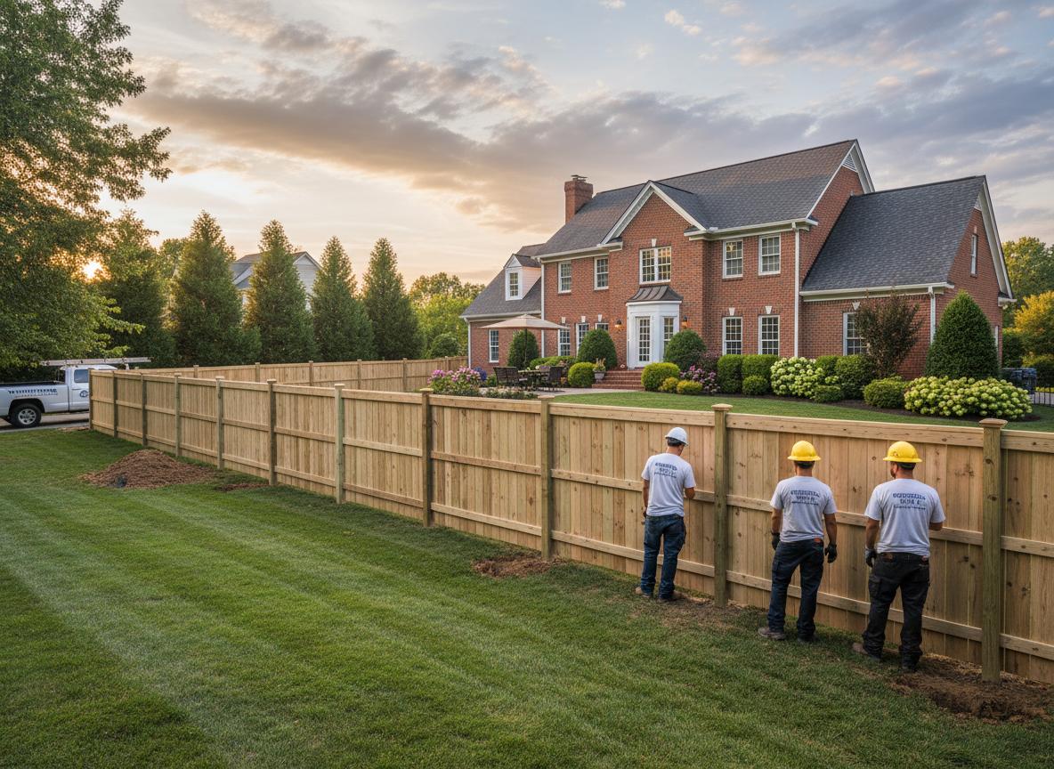 Professional fence installation
