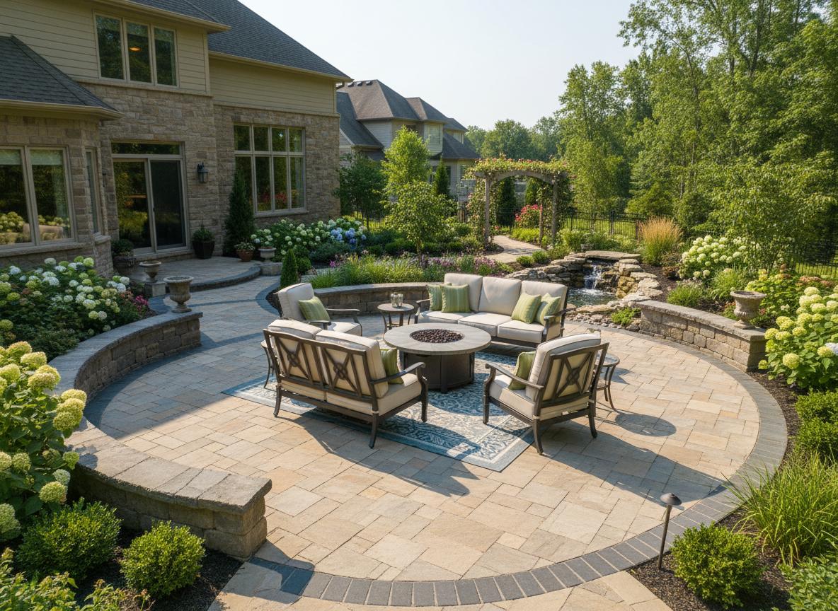 Beautiful patio installation